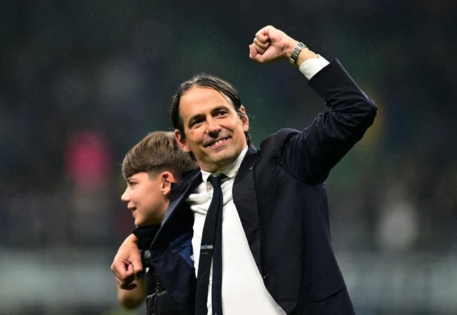 HLV Inzaghi có lần thứ hai vào chung kết Champions League. Ảnh: Reuters.