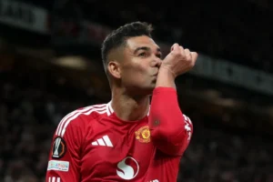 MU của Casemiro có cơ hội dự Champions League mùa tới. Ảnh: Reuters.