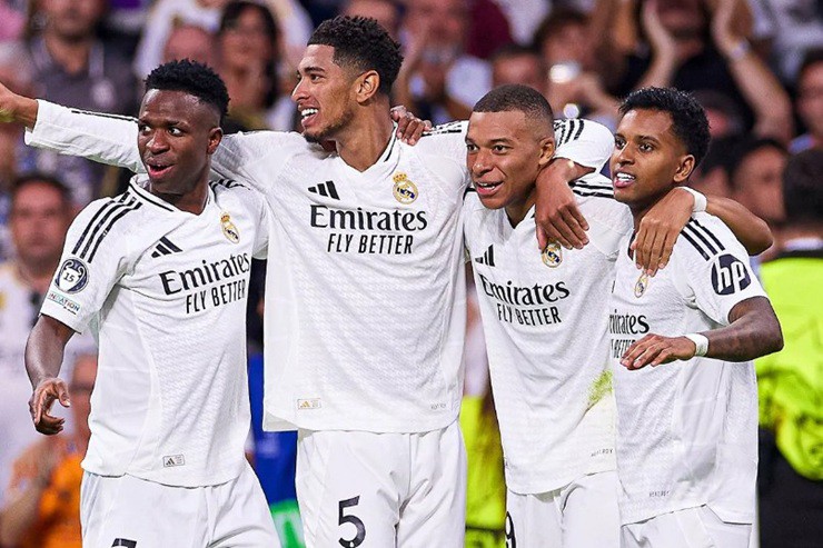 Vinicius, Bellingham và Mbappe đều nằm trong top những cầu thủ được định giá cao nhất thế giới